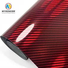 Adesivos Para Carroceria De Motocicleta MYRONGBR , Filme De Vinil De Fibra De Carbono De Alto Brilho 50x30CM , Adesivo V