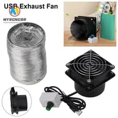 MYRONGBR 1 Unidade De Absorvedor De Fumaça , Velocidade Ajustável Com Exaustor USB De Tubo , Ventilador De Ar De Ventila