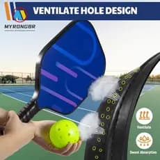 MYRONGBR 1 Pacote De Overgrip De Pickleball , Fita Perfurada Antiderrapante Para Remo Absorvente De Suor