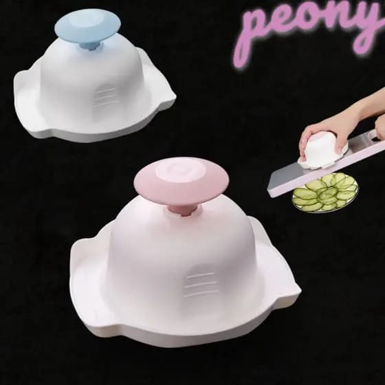 PEONY1 Suporte De Dedo De Cozinha , Protetor Portátil Multiuso , Segurança Para Ralador De Fatiador De Plástico