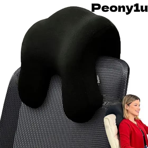 Descanso De Cabeça PEONY , Com Acessório De Suporte De Pescoço Encosto Ergonômico Extra Firme Para Cadeira De Escritório