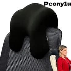 Descanso De Cabeça PEONY , Com Acessório De Suporte De Pescoço Encosto Ergonômico Extra Firme Para Cadeira De Escritório