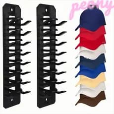 Organizador De Bonés De Beisebol PEONY , Chapéu De Rack De Armário De Armazenamento De Artigos Diversos Para , Plástico