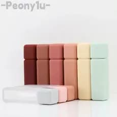 Tubo De Brilho Labial PEONY , Recipiente Aplicador De Varinha De 5ml , Cosmético Recarregável Com Tampa De Rosca