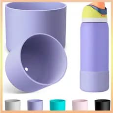 7,5 Cm Bota De Silicone Para Garrafa De Água Owala 24oz Manga Protetora Antiderrapante Protetor De Fundo FreeSip , Twist