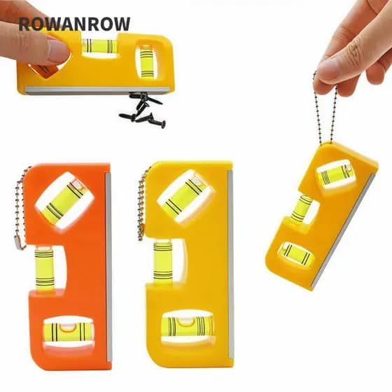Régua De Nível De Bolso ROWAN , Mini Níveis Verticais Duráveis De 4 Pol . , Com Horizontal De Chaveiro