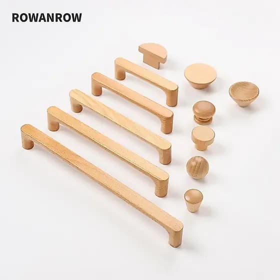 Puxadores De Gaveta ROWAN , Alças De Gabinete Com Bordas Arredondadas , Móveis Ecológicos De 96 Mm Estilo Nórdico