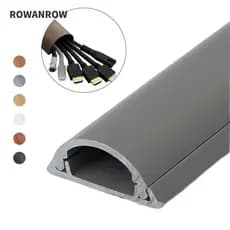 Corretivo De Cabo De Canto ROWAN , Hider Pintável De 100 Cm , Universal Sem Broca , Cobertura De Fio De PVC , Piso De Pa