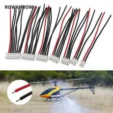 Conector De Fio ROWAN , Plugue De Carregador Balanceador Lipo RC De 10 Cm 22AWG , Passo De 2.54 Mm