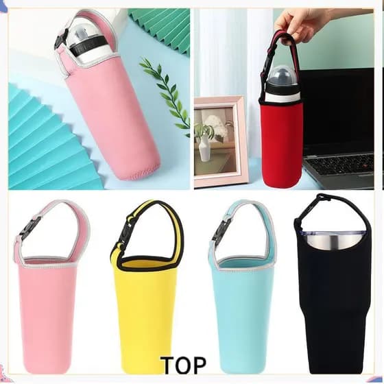 TOPABC 30oz Cup Sleeve Sacola Portátil Acessórios Eco-Friendly Carrier Water Bottle Bag