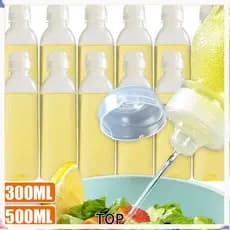 Garrafa De Óleo TOPABC , Garrafas Multiuso De Espremer Condimentos De 300/500ML , À Prova De Vazamentos Com Tampa Aperto