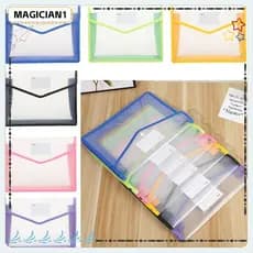 Pastas De Arquivo MAGICIAN A4 , Saco De Documentos À Prova D'água De PVC , Pasta De Envelope De Bolsa De Armazenamento D