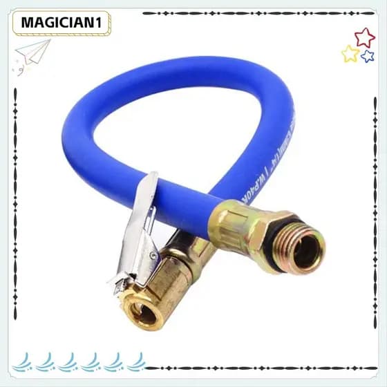 Mangueira De Borracha MAGICIAN , Portátil Resistente Ao Calor Para Inflar Pneus , Tubo De Extensão De Compressor De Ar D