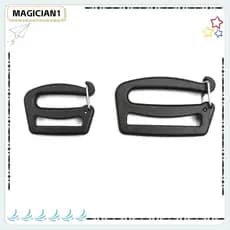 MAGICIAN 5/10pcs Fivelas De Cinta , Gancho G Ajustável De Liberação Rápida , Clipes Pretos De Bolsa De Mochila De 26/38