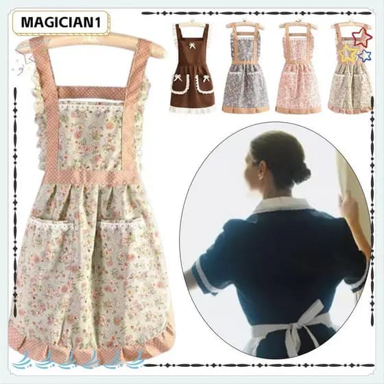 MAGICIAN 1 Peça Avental Japonês , Costas Cruzadas Com Cintura Aventais De Cozinha , Florista De Cozimento