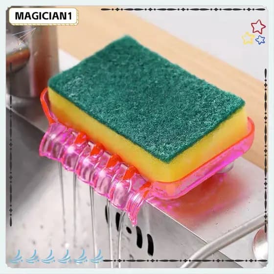 Saboneteira MAGICIAN , Suporte De Sabonete Em Cascata Com Drenagem Automática , Para De Ventosa