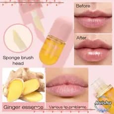 HUISHU Lip Plumper Oil , Linhas Labiais Desbotadas De Longa Duração Para Dormir Labial , Óleo Soro Colágeno