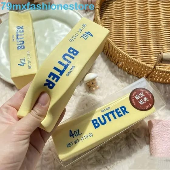 MXFASHIONESB Manteiga Vara Espremendo Brinquedo , Anti Stress Relax Soft Slow Rebound Butter Stick , Sensorial