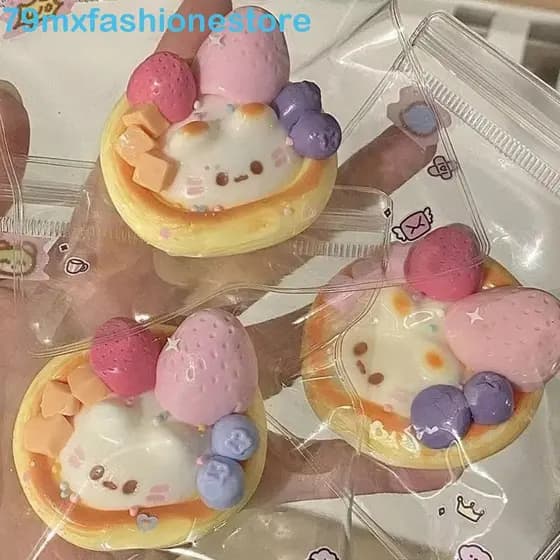 MXFASHIONESB Egg Tart Squishy , Beliscando A Bola Sensorial Da Ponta Do Dedo , Brinquedo De Recuperação Lenta Kawaii De