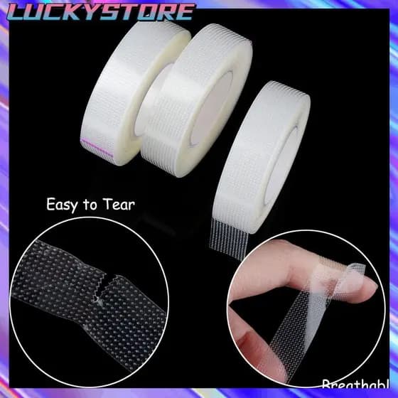 LUCKYSTOREGOODS Fita Micropore Para Cílios Individuais , Profissional , Antialérgica , Sob A Almofada Dos Olhos