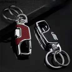 Chaveiro De Carro PEONY , Porta-Chaves Aberto À Prova De Perda Com Um Clique , Pingente De Espesso Portátil