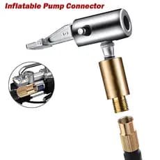 Abraçadeira Para Bocal De Pneu De Carro/Compressor De Mangueira Adaptador De Válvula De Reparo Clip Portátil Conector De Bomba Inflável/Ar De Mandril