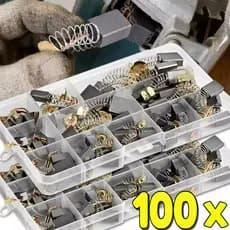Conjunto De Escovas De Carbono Para Motor Elétrico-Ferramenta Brocas De Martelo Kits De Manutenção De 5 Modelos-Kit Moed