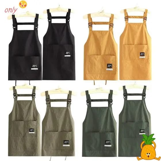 ONLYGOODS Aventais De Cozinha , Avental De Barbeiro À Prova D'água De 2 Tamanhos , Roupas De Trabalho Respiráveis Profis