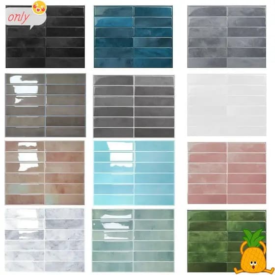 Papel De Parede ONLYGOODS , Adesivos Autoadesivos À Prova D'água De Óleo , Resistentes Ao Calor