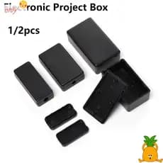 ONLYGOODS 1/2pcs Caixa De Projeto Eletrônico DIY Instrumento Preto Quente