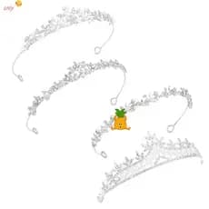 ONLYGOODS Princesa Tiara Festa De Casamento Cocar Coroa Tiaras