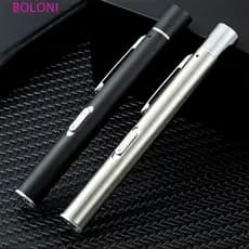 Led Pen Luz USB Recarregável Bolso Clipe Lanterna Tocha Multi-Função De Aço Inoxidável Médico Enfermeira Caneta
