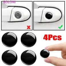 Bolonini 4pcs Autocolante Da Tampa Porta Do Carro , Proteção Furo Chave Fechadura Em PVC Anti-Colisão