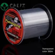 Linha De Nylon Com Revestimento De Fluorocarbono CHLIZ , Monofilamento De Pesca Invisível De 300M , 0.4-9.0