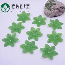 CHLIZ 100 Peças De Folhas De Rosa Simuladas , Guirlanda DIY Organizar Plantas De Adereços Verdes , Artificiais