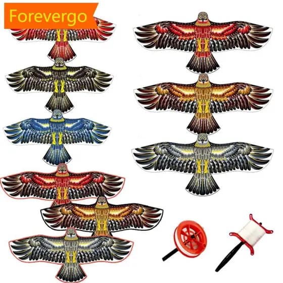 forevergo 1.2m/1.6m/1.8m Águia Pipa 50 Metros Linha De Grande Voando Pássaro Pipas Crianças Presente Família Jardim Espo