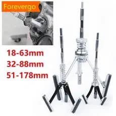 forevergo Steel Lixadeira De Cilindro De Três Mandíbulas De Aço Diâmetro Interno Do Motor Automóvel Ferramenta De Afiação Furo Flexível Eixo 18-63mm K2X6