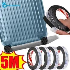 5M/Roll Autocolante Para Rodas EVA Adesivo Protetor De Com Redução De Ruído Manga De Rodízio Silenciosa Bagagem De Viagem Acessórios Malas