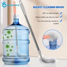 Escova De Balde De Água Com Cabo Longo Para Cotovelo De Descontaminação Altamente Eficaz-Escovas De Garrafa De Aço Inoxidável Pendurável Convenientes , Utensílios De Limpeza