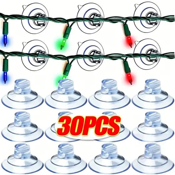 Fios De Parede De Azulejo Cerâmico De PVC Transparente Ventosa Clipes De Armazenamento Sem Perfuração Tira De Luz De Jan