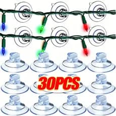 Fios De Parede De Azulejo Cerâmico De PVC Transparente Ventosa Clipes De Armazenamento Sem Perfuração Tira De Luz De Jan
