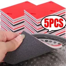 5 Pçs Lixa Esponja Almofada Lixar P180-P2500 Grão Flexível Para Polimento Espuma Macia Bloco De Areia Molhado Seco # Vol