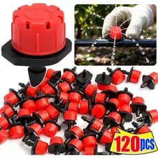 Micro Bicos De Irrigação De Baixa Pressão , 8 Furos , Plástico Espesso , Anti-Entupimento , Por Gotejamento , Jardim , P