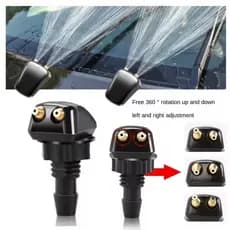 Kit Universal De Mangueira De Spray Para Limpador De Carro Com 6 Juntas E 2 Bicos , Arruela De 1/2 M Limpeza De Pára-Bri