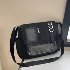Bolsas Transparentes , Bolsa Com Zíper De Nylon Cor Sólida Itabag , Carteira Idol Merchandise Storage De Ombro