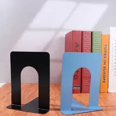 Suporte De Livro De Ferro , Suportes De Mesa Em Forma De L , Minimalista De Rack De Exibição Durável Simples