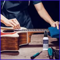 Fretboard Óleo Spray String Limpador Traste Brilho Cuidados Cordas Instrumentos Musicais Acessórios Manutenção coelmy