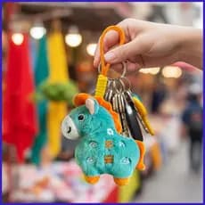 Cavalo De Pelúcia Bênção Lembrança Boneca Chaveiro Com Cordão Para O Natal Ano Novo Primavera Festival Aniversário coelm