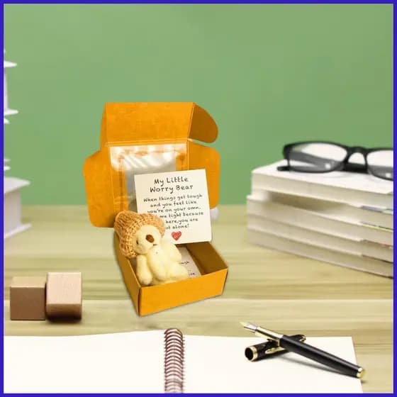 Mini Ursos De Pelúcia Feitos À Mão Cartão Inspirador Brinquedo Bolso Animal Para Crianças Criança Chá De Bebê coelmy