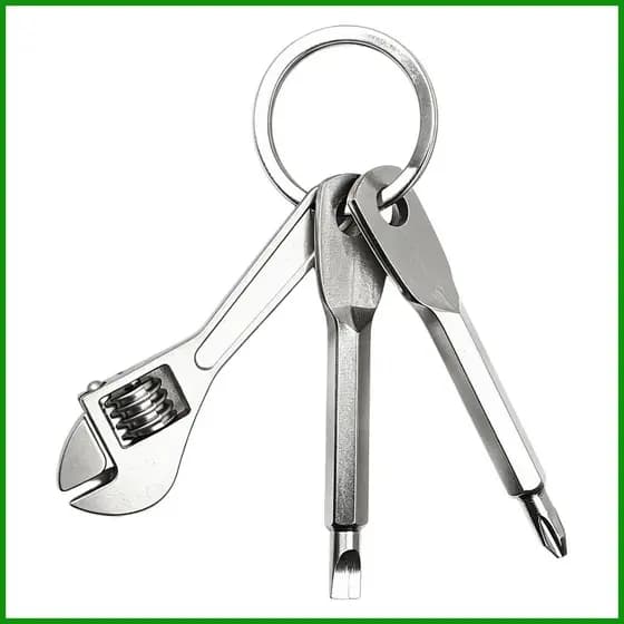 Conjunto De Chave De Fenda De Bolso Kit De Ferramentas De Reparo Compacto De Aço Inoxidável Com Mini Ferramenta Chaveiro